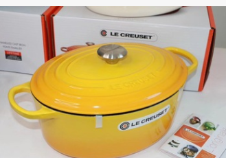 Le Creuset Oval Enameled Cast Iron Dutch Oven