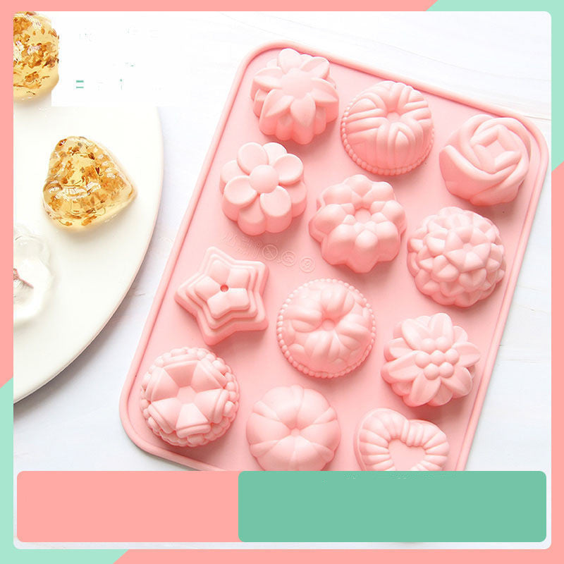 12-Mini-Cake Silicone Mold