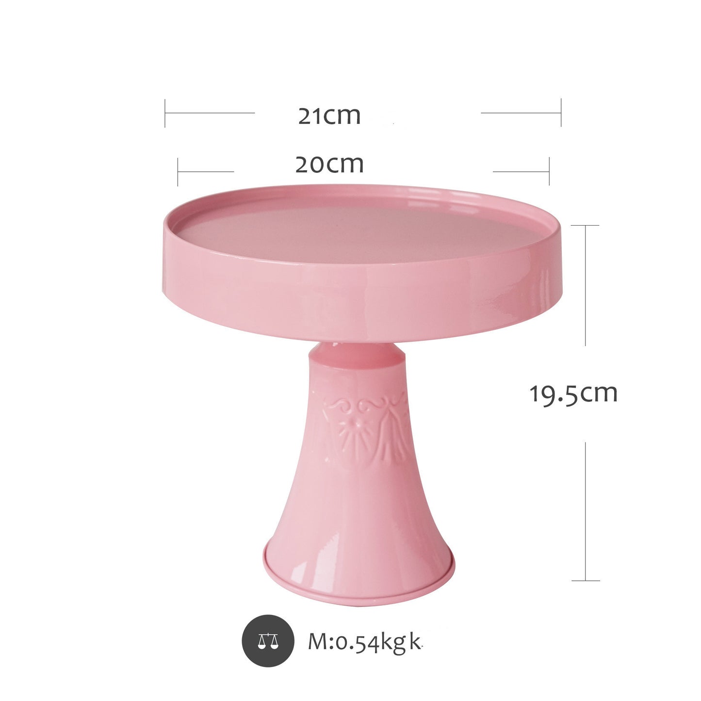 Pink Parisian Cake Stands Various Sizes