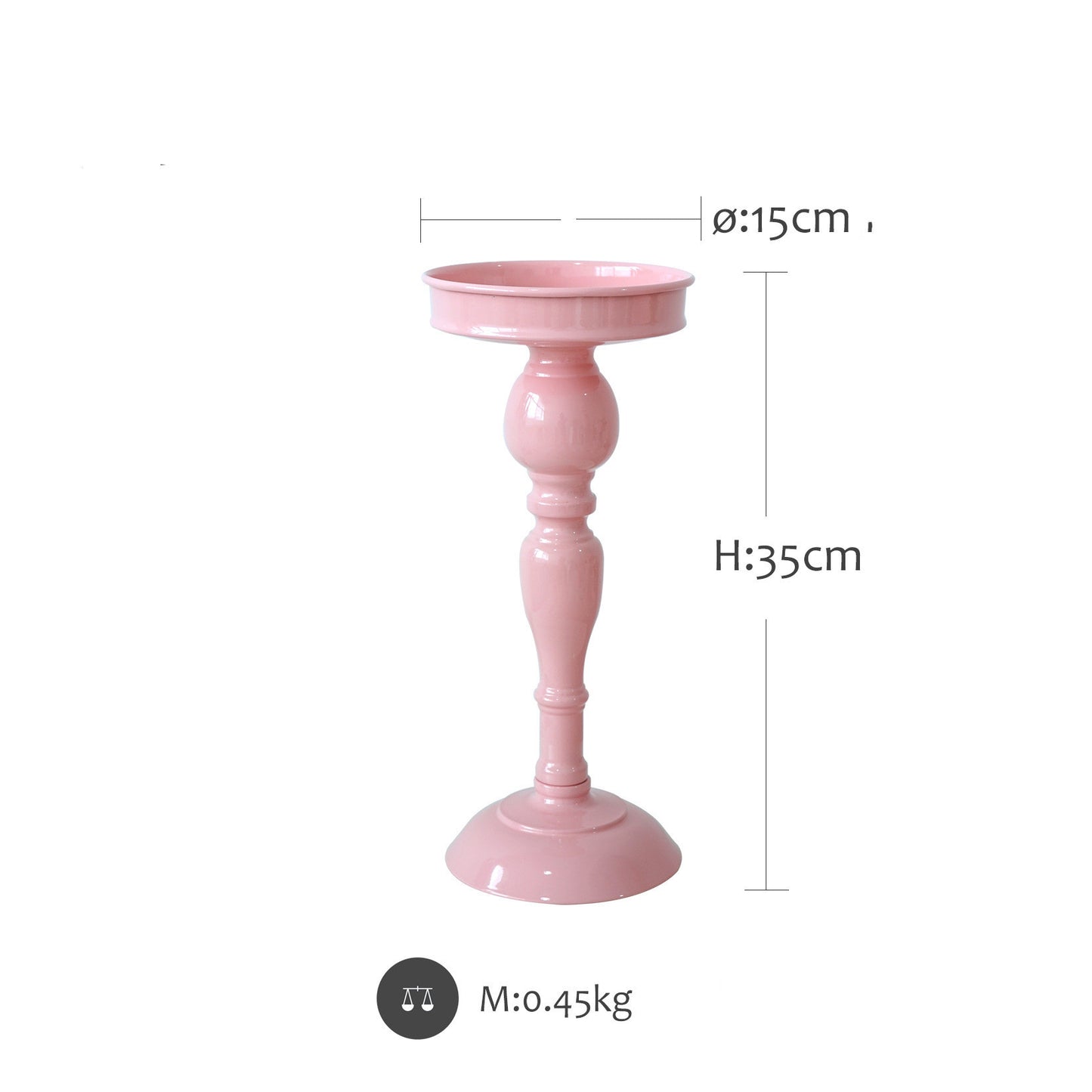 Pink Parisian Cake Stands Various Sizes