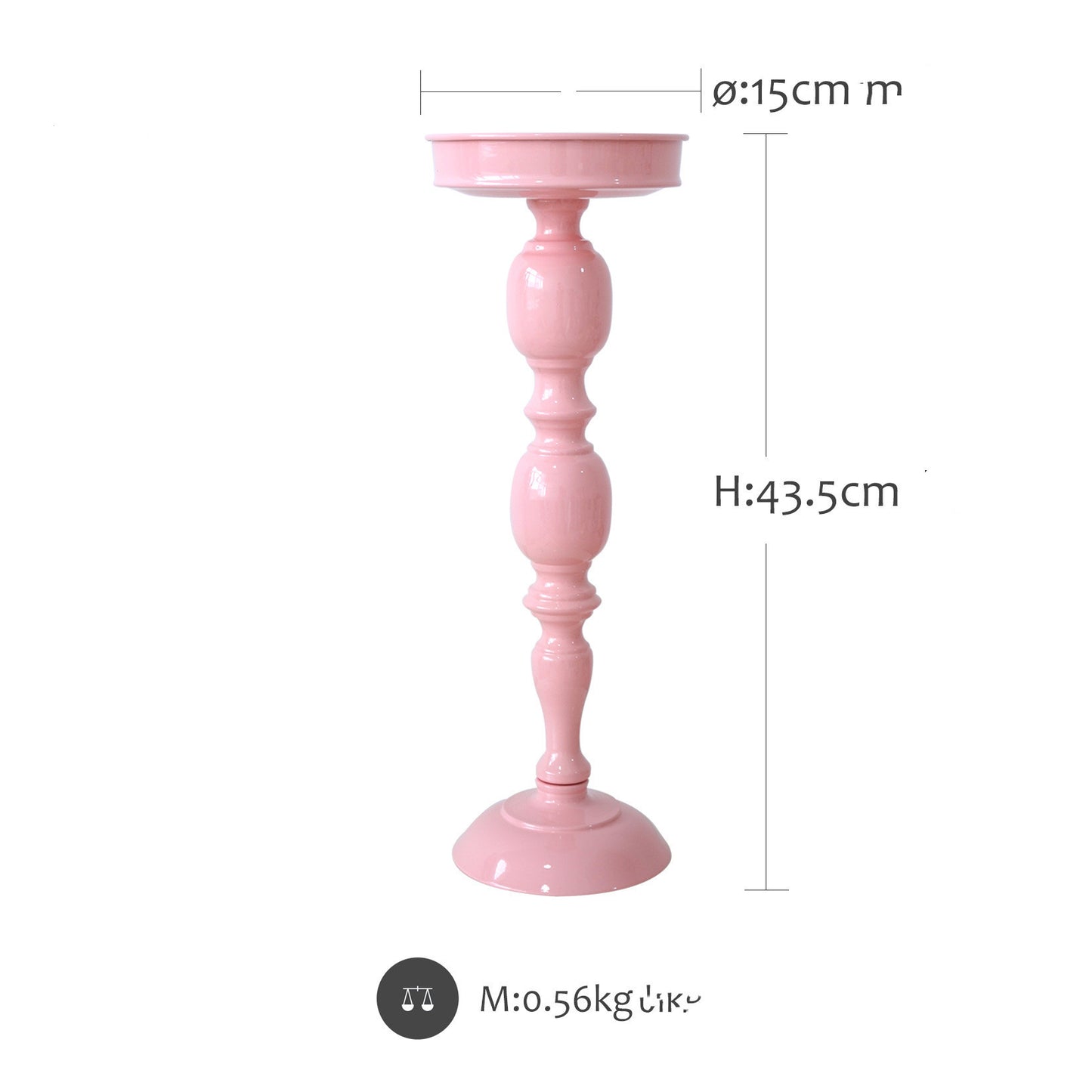 Pink Parisian Cake Stands Various Sizes