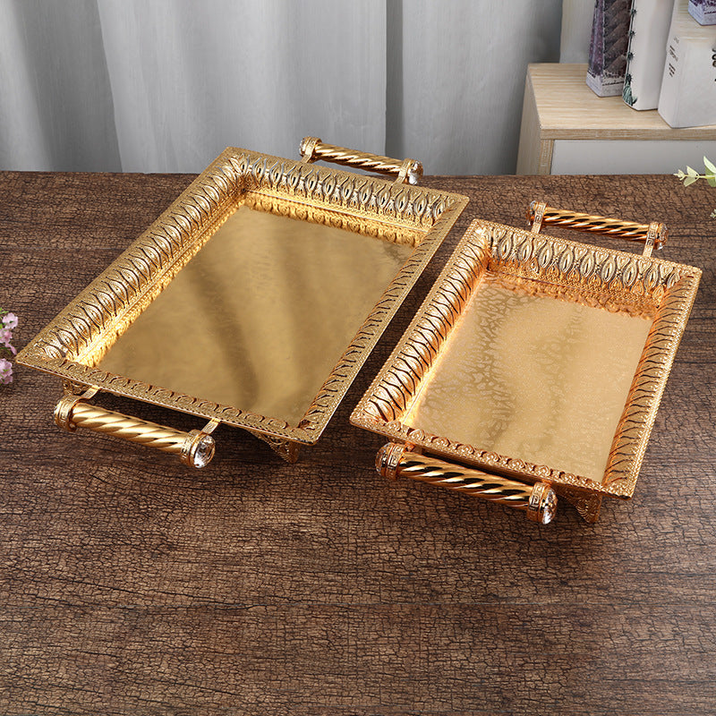 Gold Luxury European Dessert Tray