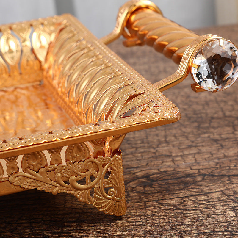 Gold Luxury European Dessert Tray