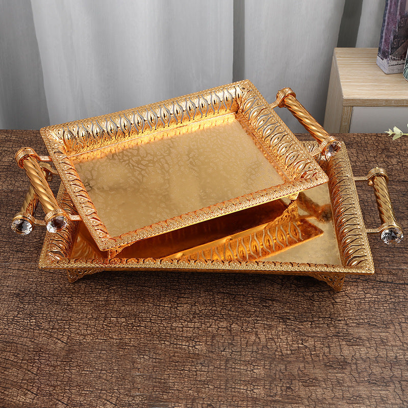 Gold Luxury European Dessert Tray