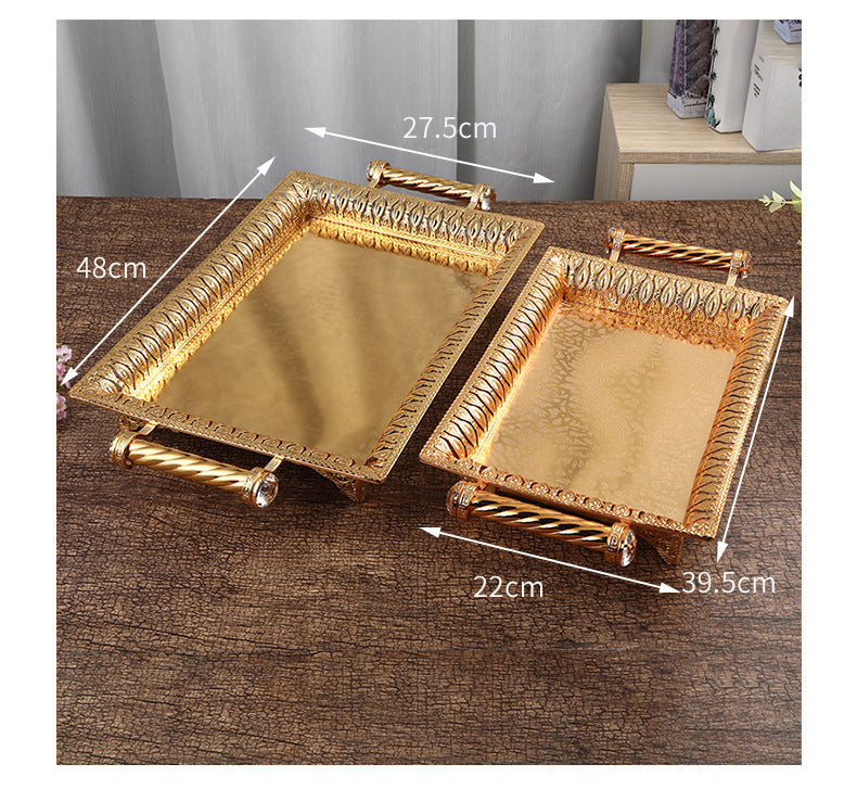 Gold Luxury European Dessert Tray