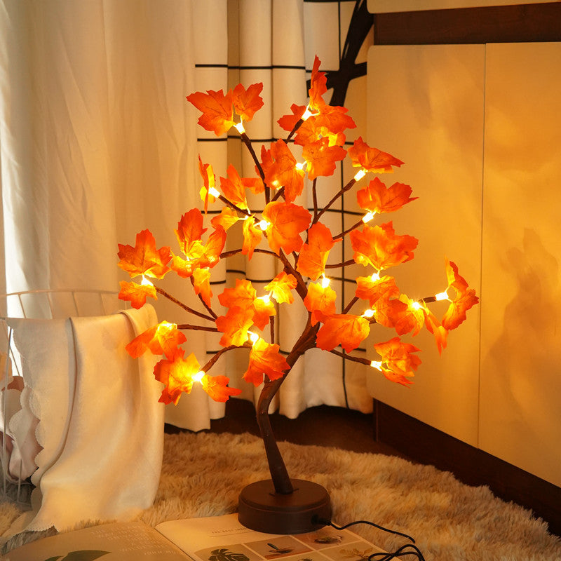 Fairy Light LED Maple Tree Table Lamp