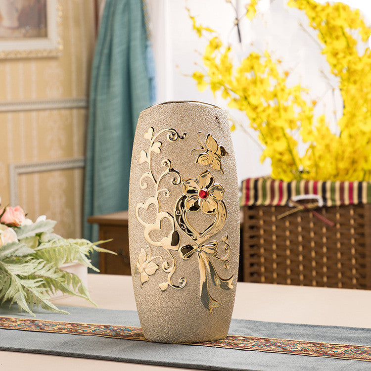 Vase -Ceramic Gilded Ceramic European