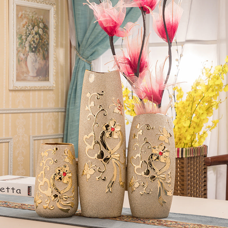 Vase -Ceramic Gilded Ceramic European