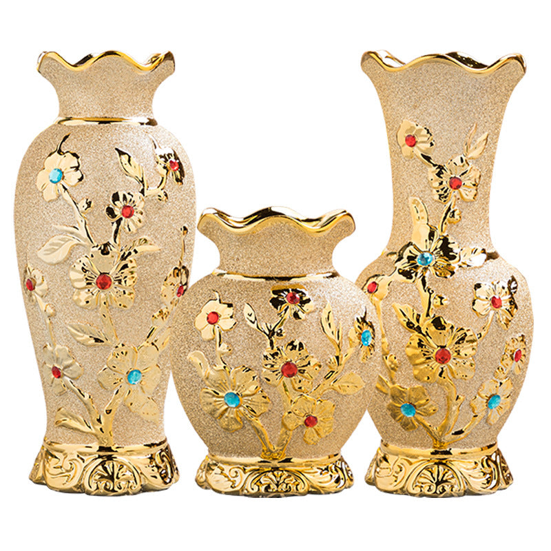 Vase -Ceramic Gilded Ceramic European