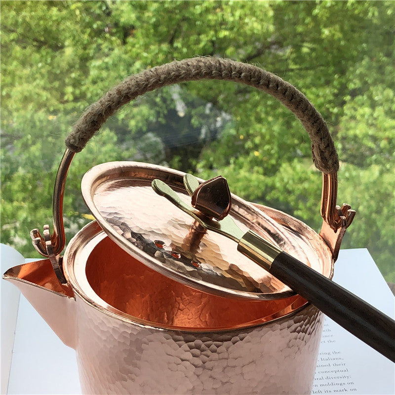 Hammered Copper Bucket Kettle