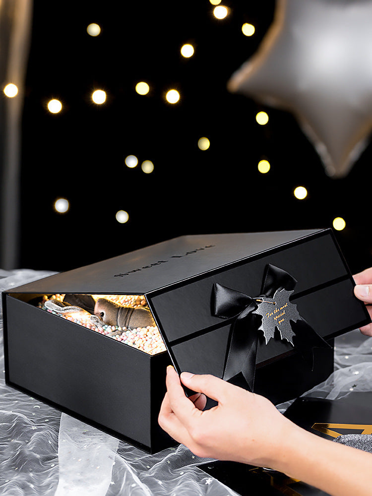 Black Clamshell Gift Box