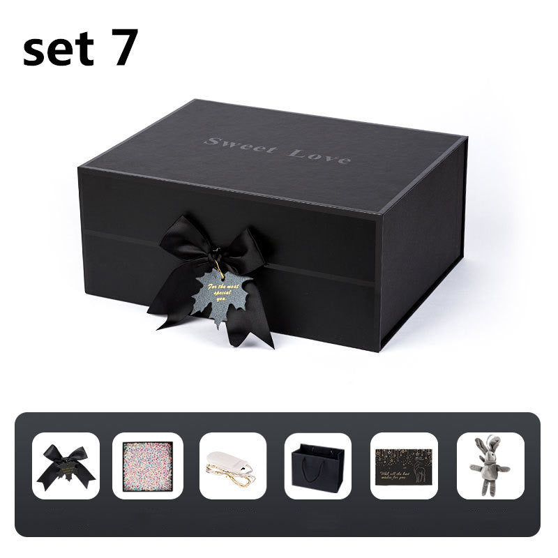 Black Clamshell Gift Box