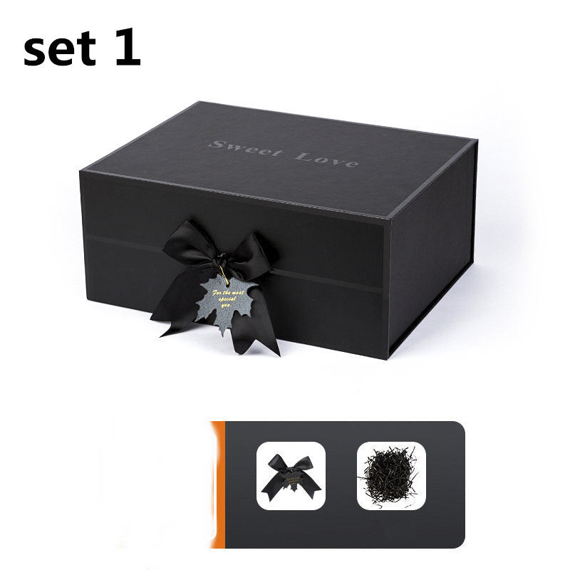 Black Clamshell Gift Box