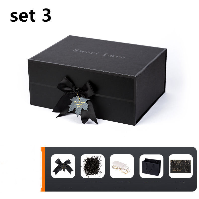 Black Clamshell Gift Box