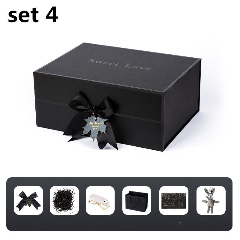 Black Clamshell Gift Box