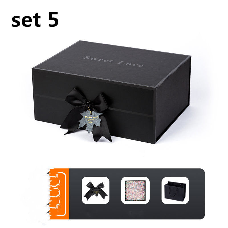 Black Clamshell Gift Box