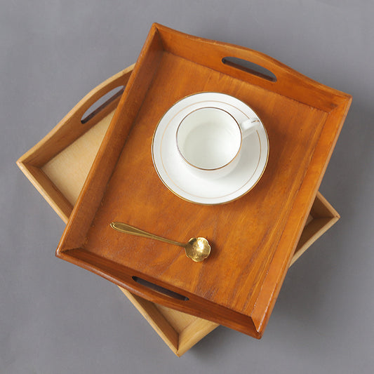 Rectangular Wooden Serving Tray