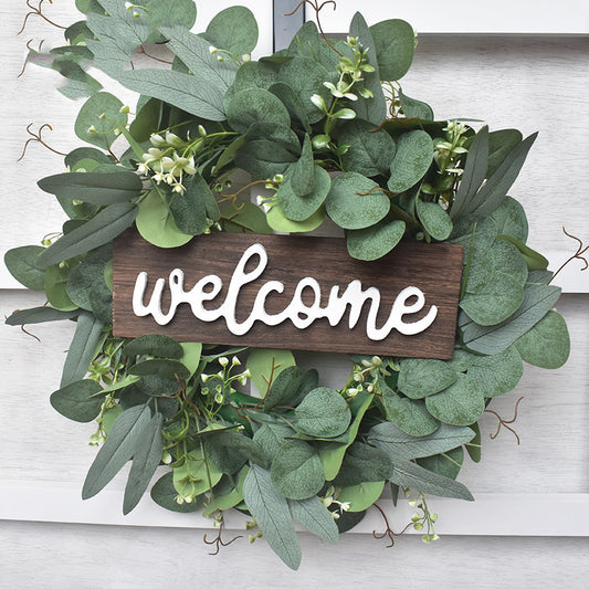 Rabbit Ear Golden Eucalyptus Wreath