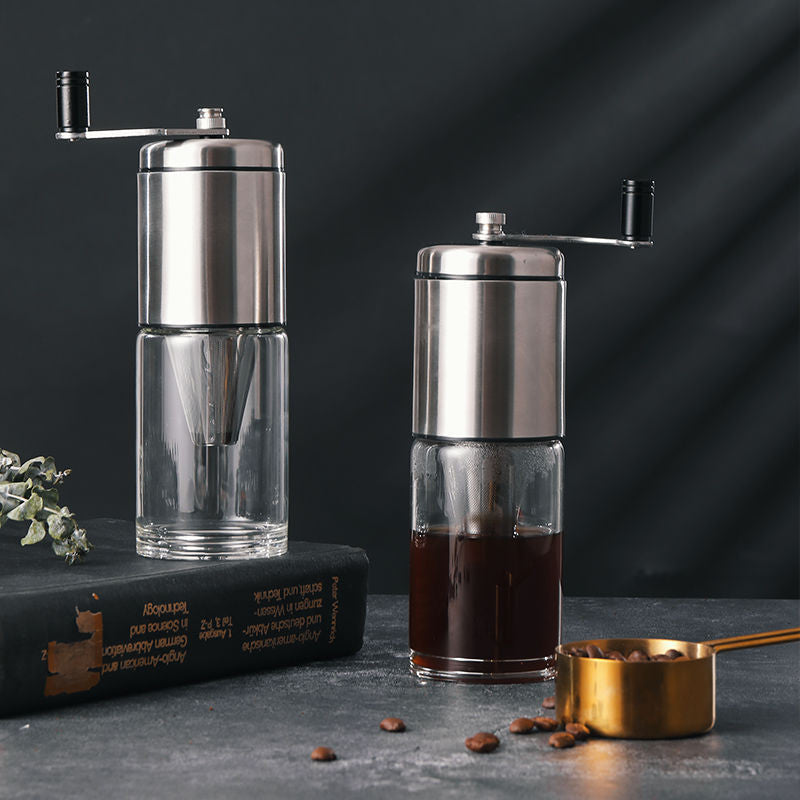 Manual Coffee Bean Grinder and Brewer