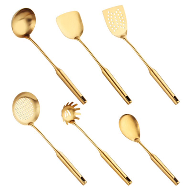 Kitchenware: Golden Kitchen Utensil Set