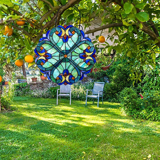 Kaleidoscope Stained Glass Suncatcher