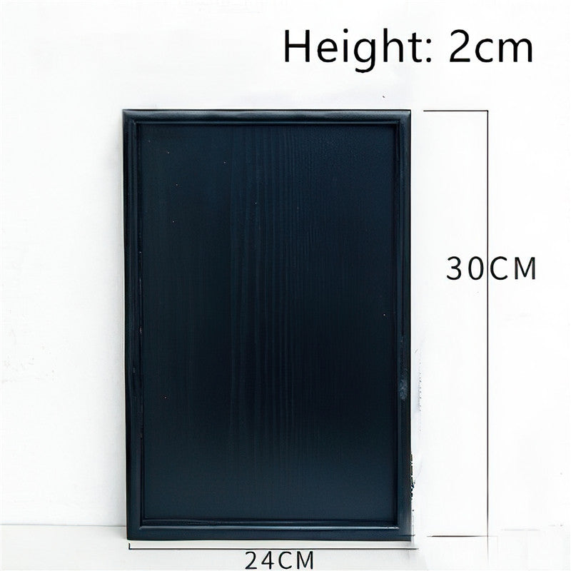 Black Wooden Serving Trays