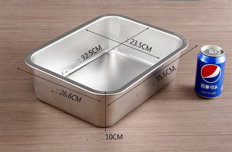 Stainless Steel Rectangular Deep Baking Pan