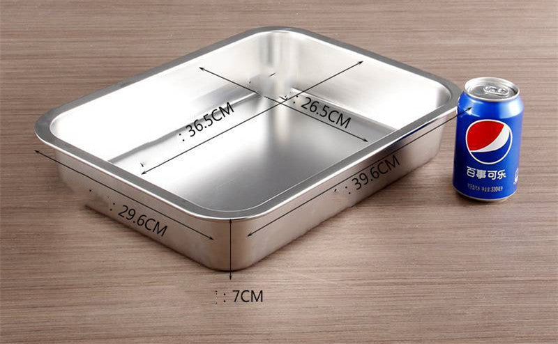 Stainless Steel Rectangular Deep Baking Pan