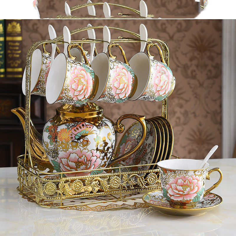 Afternoon Tea Set with Storage Rack