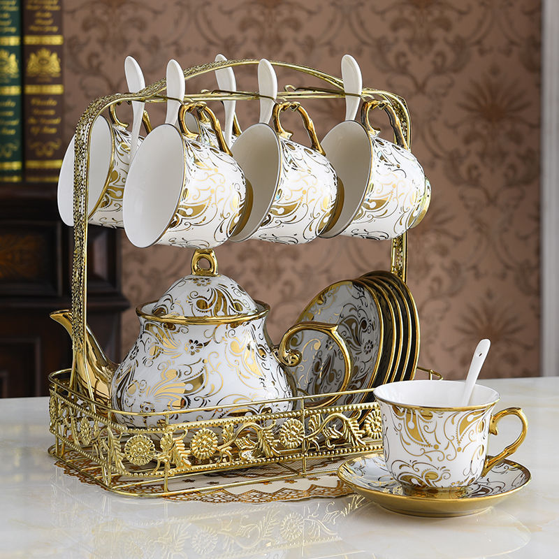 Afternoon Tea Set with Storage Rack