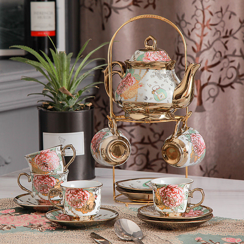 Afternoon Tea Set with Storage Rack