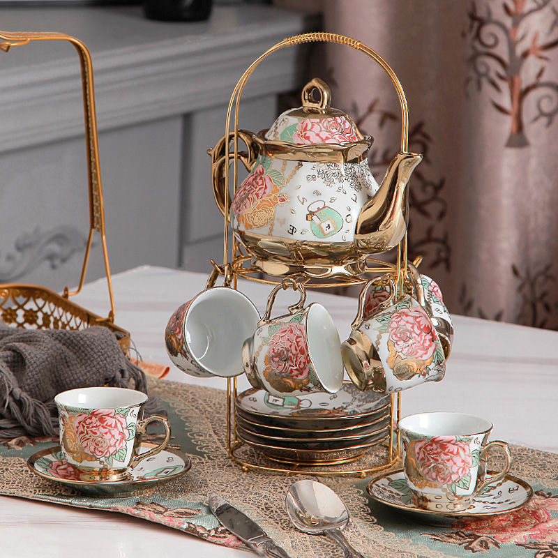 Afternoon Tea Set with Storage Rack