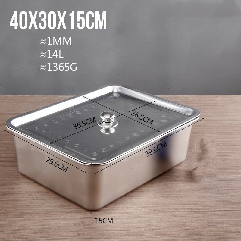 Stainless Steel Rectangular Deep Baking Pan