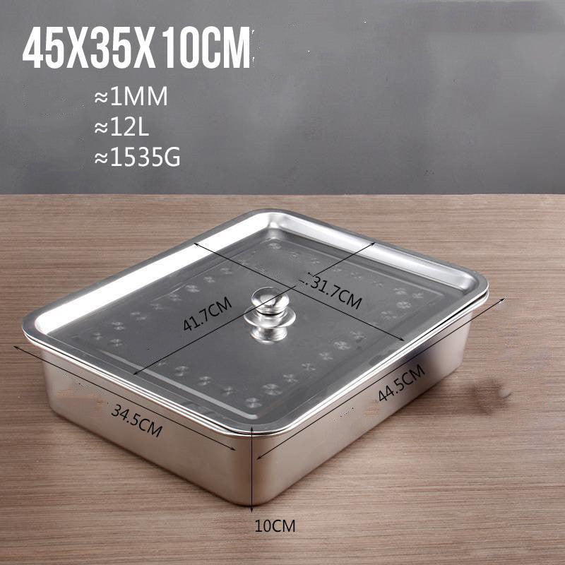 Stainless Steel Rectangular Deep Baking Pan