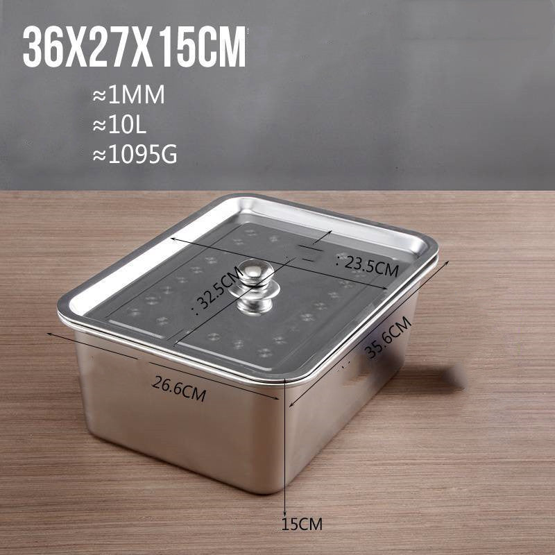 Stainless Steel Rectangular Deep Baking Pan