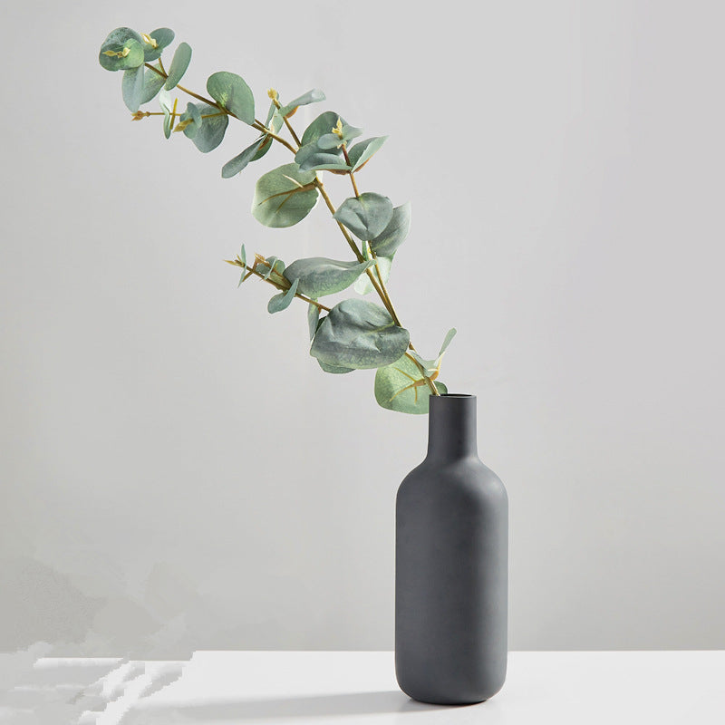 Wind frosted ceramic small vase