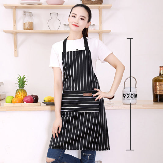 Classic Pin Stripe Apron