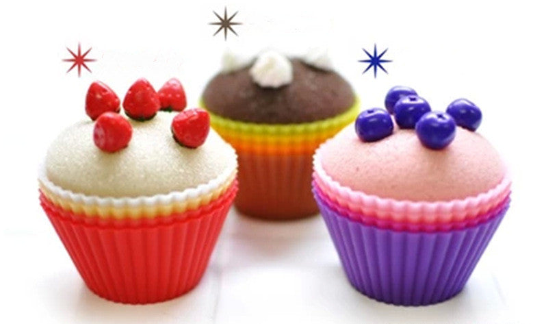 10PC Silicone Cupcake Baking Cups