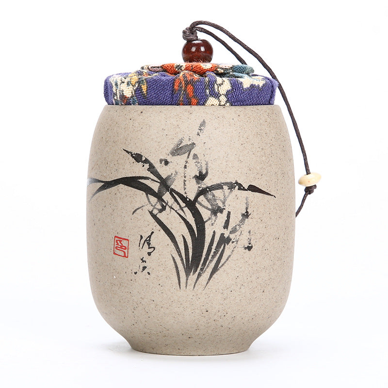 Chinese Four Seasons Tea Jar