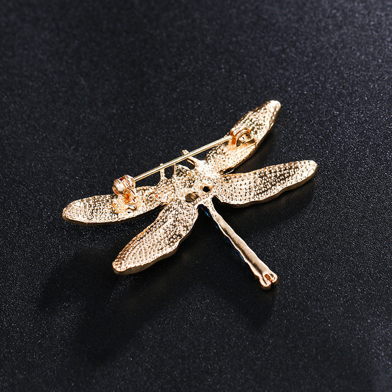 Jewelry: Enamel Dragonfly Brooch