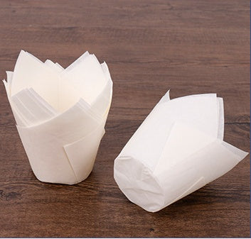 50PC Paper Tulip Cupcake Liners-Muffin Cups