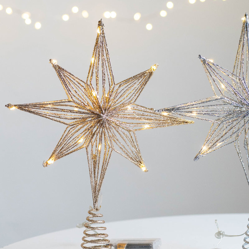 Christmas Tree: Luminous Treetop Star