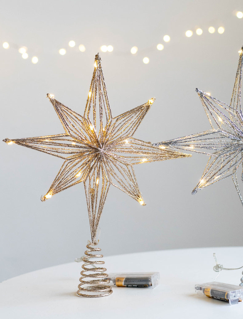 Christmas Tree: Luminous Treetop Star