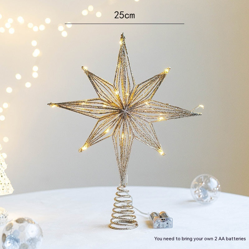 Christmas Tree: Luminous Treetop Star