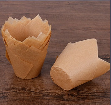 50PC Paper Tulip Cupcake Liners-Muffin Cups