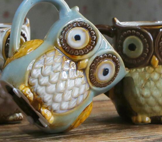 Ceramic Owl Mug