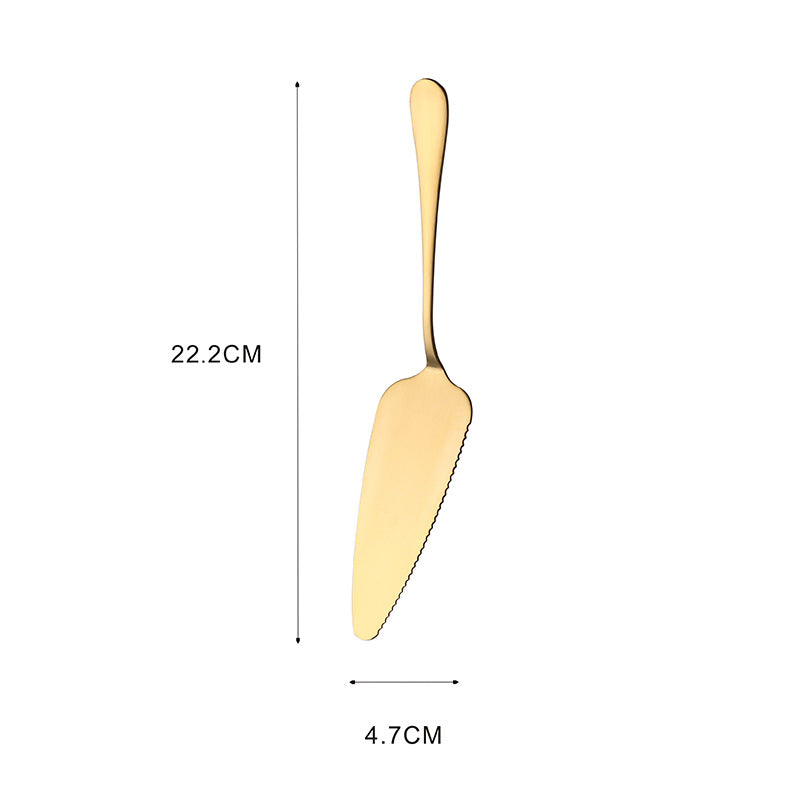 Dessert Server Triangle Serrated Edge