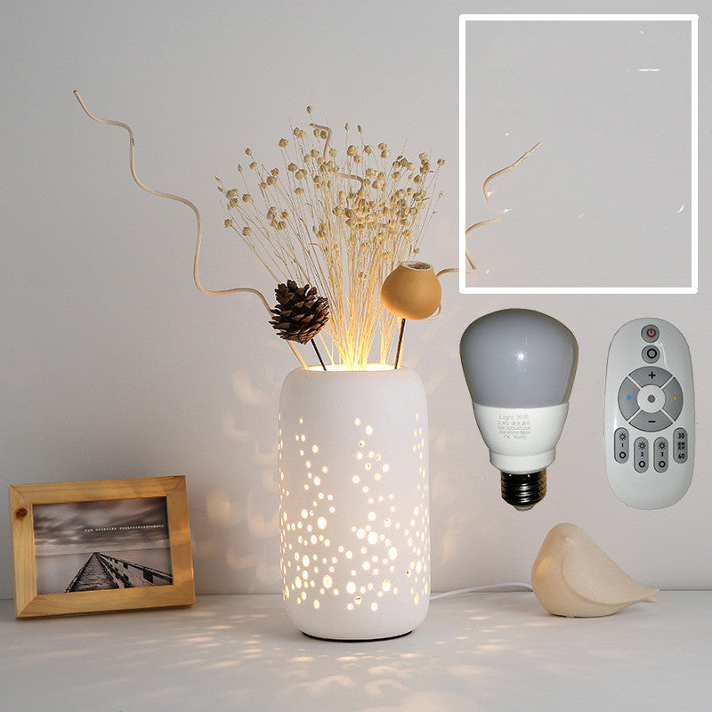 Illuminated Dry Botanicals Table Lamp