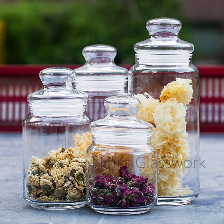 Glass Apothecary Jar