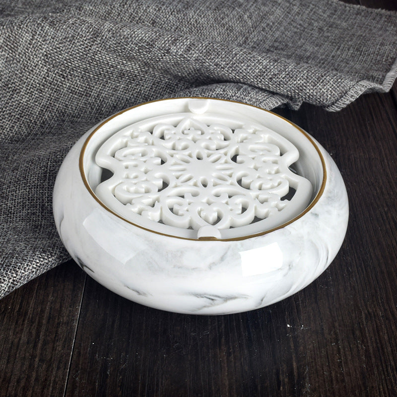 Ceramic Filigree Soap Dish